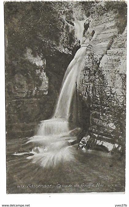 SASSENAGE - Cascade du Gouffre bleu