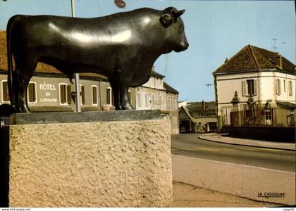 CPSM SAULIEU le taureau Pompon