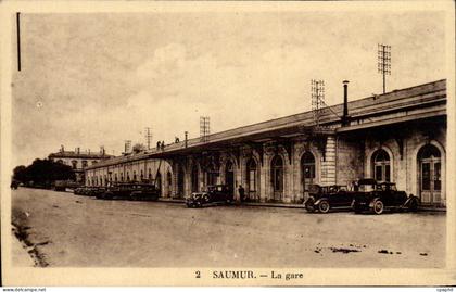 CPA Saumur La gare