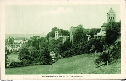 CPA Sauveterre de Bearn Vue d'ensemble