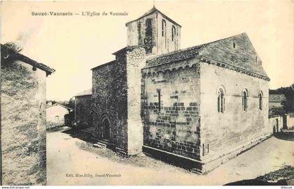 Carte Postale Ancienne - 79 - Sauzé Vaussais - L'Eglise de Vaussais - CPA - Voir Scans Recto-Verso - Poscard - Carta Pos