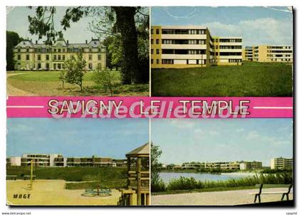 CPSM Savigny le Temple (Seine et Marne) Le Chateau (Institut Gustave Roussy) Les Montagnes Ces Louis