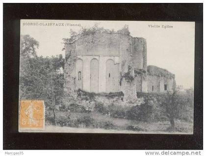 86 scorbé-clairvaux vieille église édit.B&G