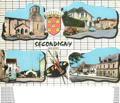 79.  SECONDIGNY . CP multivues .