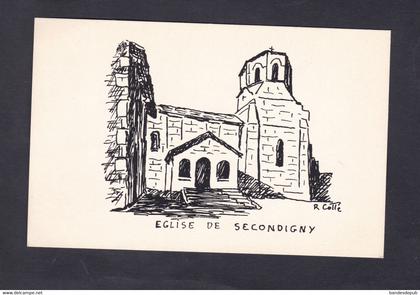 Vente immediate Secondigny (79) Eglise  ( illustration R. Collé 48518)