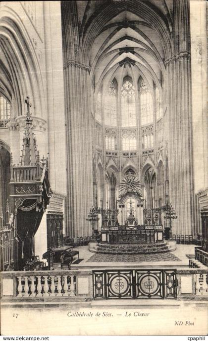 CPA Cathedrale de Sees Le choeur