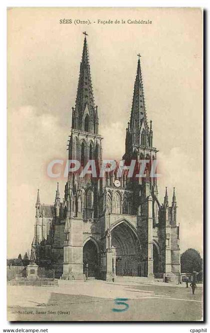 CPA Sees Orne Facade de la Cathedrale