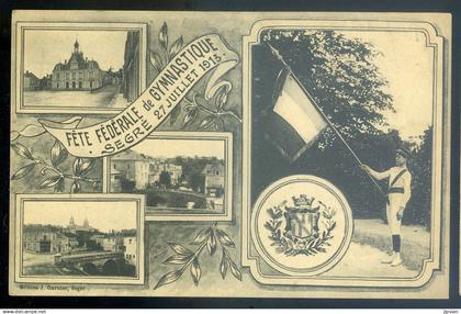 Cpa du 49 Segré 27 juillet 1913 - fête fédérale de Gymnastique   Sept24-66