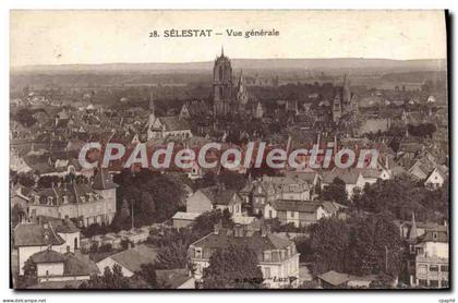 CPA Selestat Vue generale