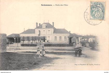 41 - SELOMMES - SAN34085 - Ecole des Filles - Pli