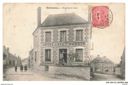 CAR-ACHP3-0145-41 - SELOMMES - route de la gare