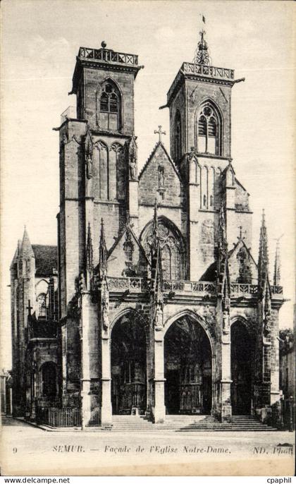 CPA Semur Farade De Notre Dame