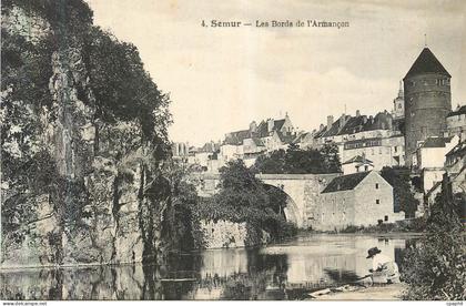 CPA Semur Les Bords de l'Armancon