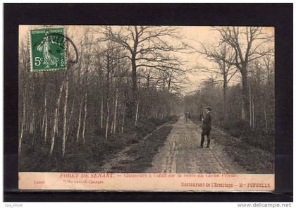 91 SENART Foret de Sénart, Chasseurs à l'Affut, Route du Chène Prieur, Chasse, ed Lasserre, 190?