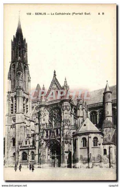 CPA Senlis La cathedrale