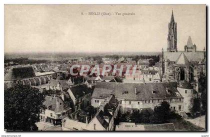 Senlis CPA Vue generale