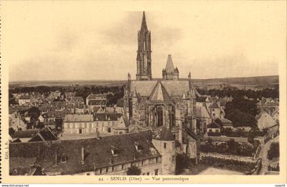 Senlis CPA Vue panoramique