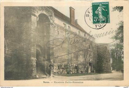 CPA Sens Enceinte Gallo-Romaine