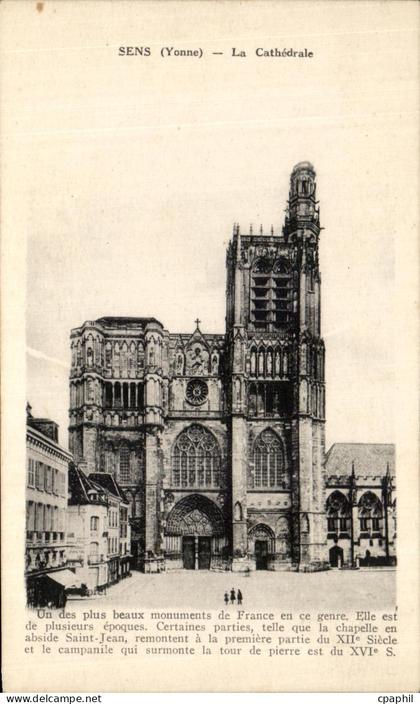 CPA Sens La Cathedrale