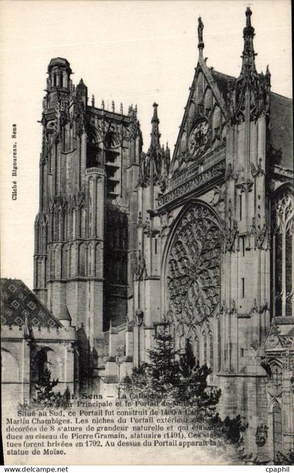 CPA Sens La cathedrale