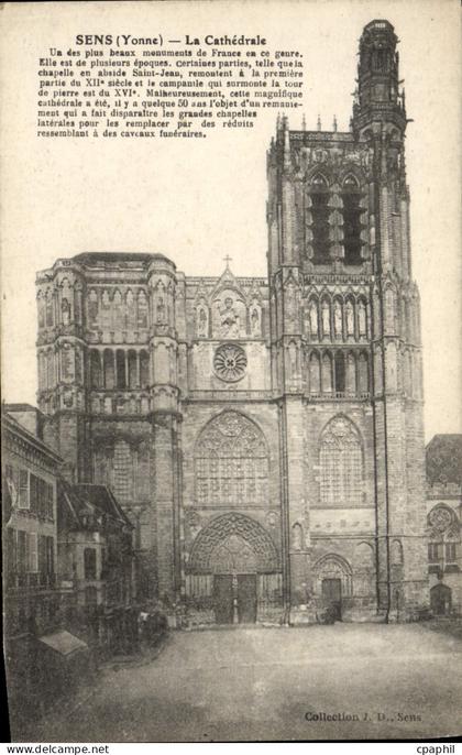 CPA Sens La Cathedrale