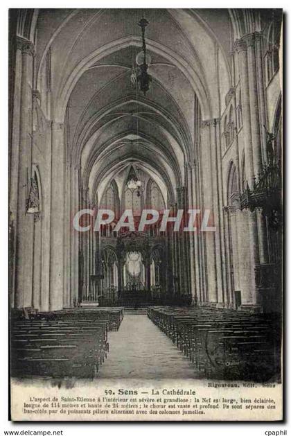 CPA Sens La Cathedrale