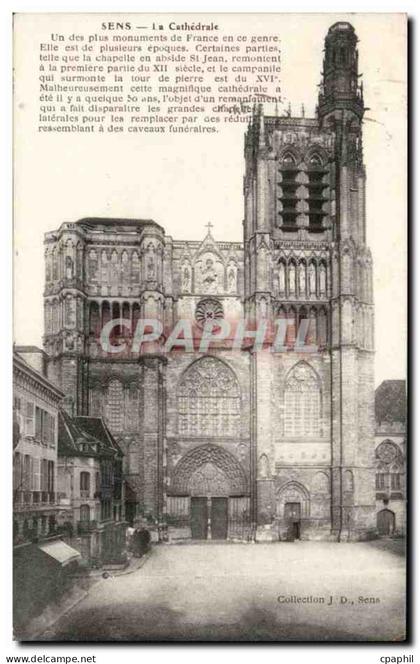 Sens CPA La cathedrale