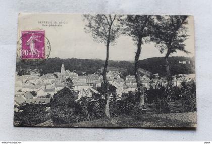 Cpa 1933, Septeuil, vue générale, Yvelines 78