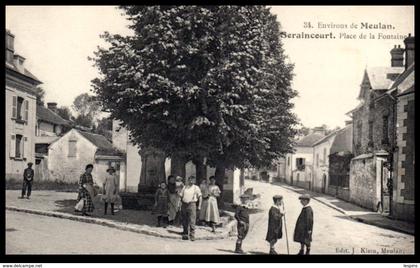 95 - SERAINCOURT --  Place de la Fontaine