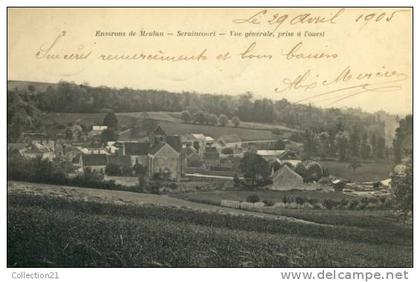 SERAINCOURT .... VUE GENRALE PRISE A L OUEST