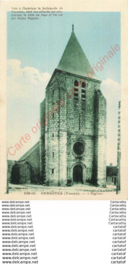 89.  SERGINES .  L'EGLISE ;