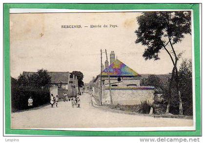 SERGINES -- Entrée du Pays