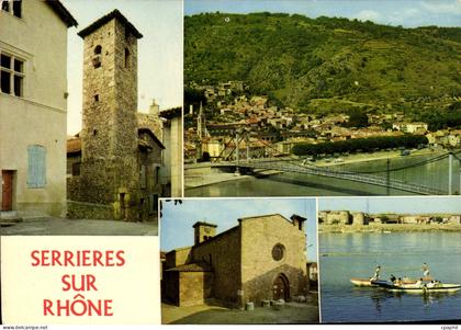 CPA Serrieres Ardeche et le Rhone