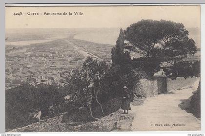 (38412) AK Cette, Sète, Panorama, 1911