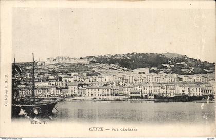 Cette Sete CPA Vue generale