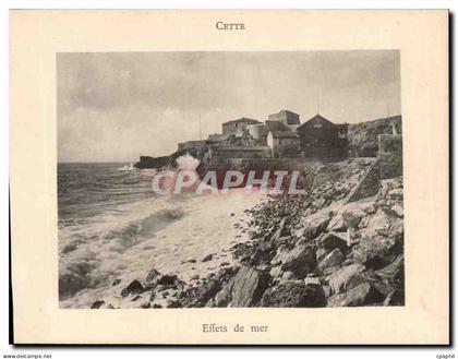 Sete - Cette - Effets de mer - CPA