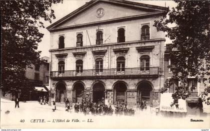 Sete - Cette - L'Hotel de Ville - CPA