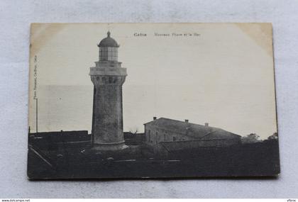 Sète, Cette, nouveau phare et la mer, Hérault 34