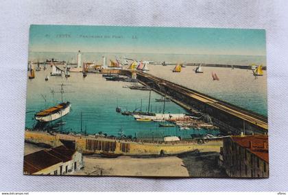 Sète, Cette , panorama du port, Hérault 34