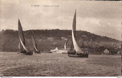 Sete - Cette - Retour de Peche - CPA