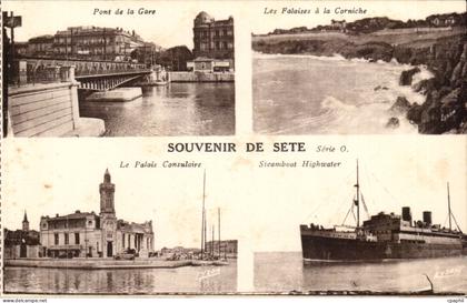 Sete - Cette - Souvenir - CPA