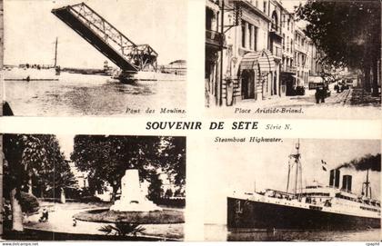 Sete - Cette - Souvenir de Sete - - CPA