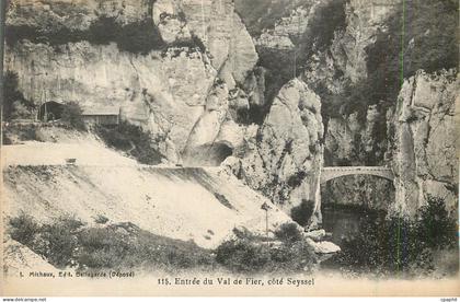 CPA Entree du Val de Fier Cote Seyssel