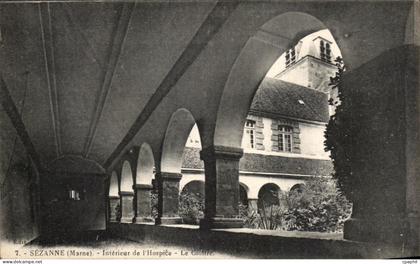 CPA Sezanne Interieur de L Hospice Le cloitre