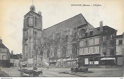 CPA Sezanne L'Eglise