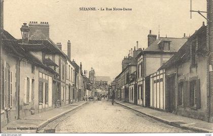 CPA Sezanne La Rue Notre-Dame