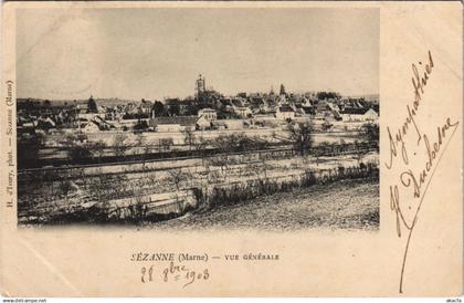 CPA SEZANNE vue generale (991009)