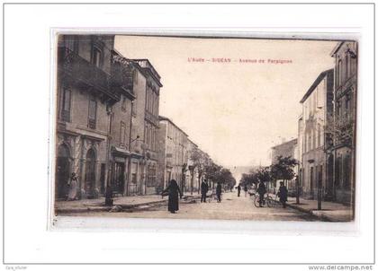 11 SIGEAN Avenue de Perpignan, animée, ed ?, Aude, 192?