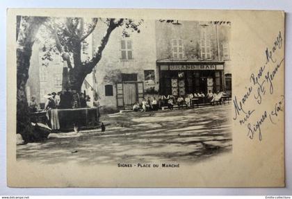 SIGNES (83) - PLACE DU MARCHE
