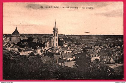 Sille le Guillaume - Vue Générale - Eglise - 1929